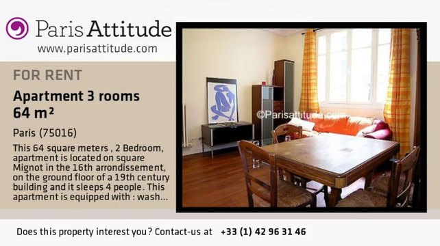 2 Bedroom Apartment for rent - Trocadéro, Paris - Ref. 4498