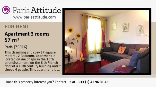 2 Bedroom Apartment for rent - Auteuil, Paris - Ref. 6825