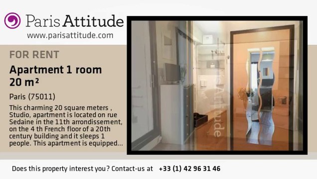 Studio Apartment for rent - Bastille, Paris - Ref. 7955