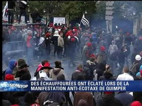 Crise bretonne: des échauffourées éclatent à Quimper - 02/11