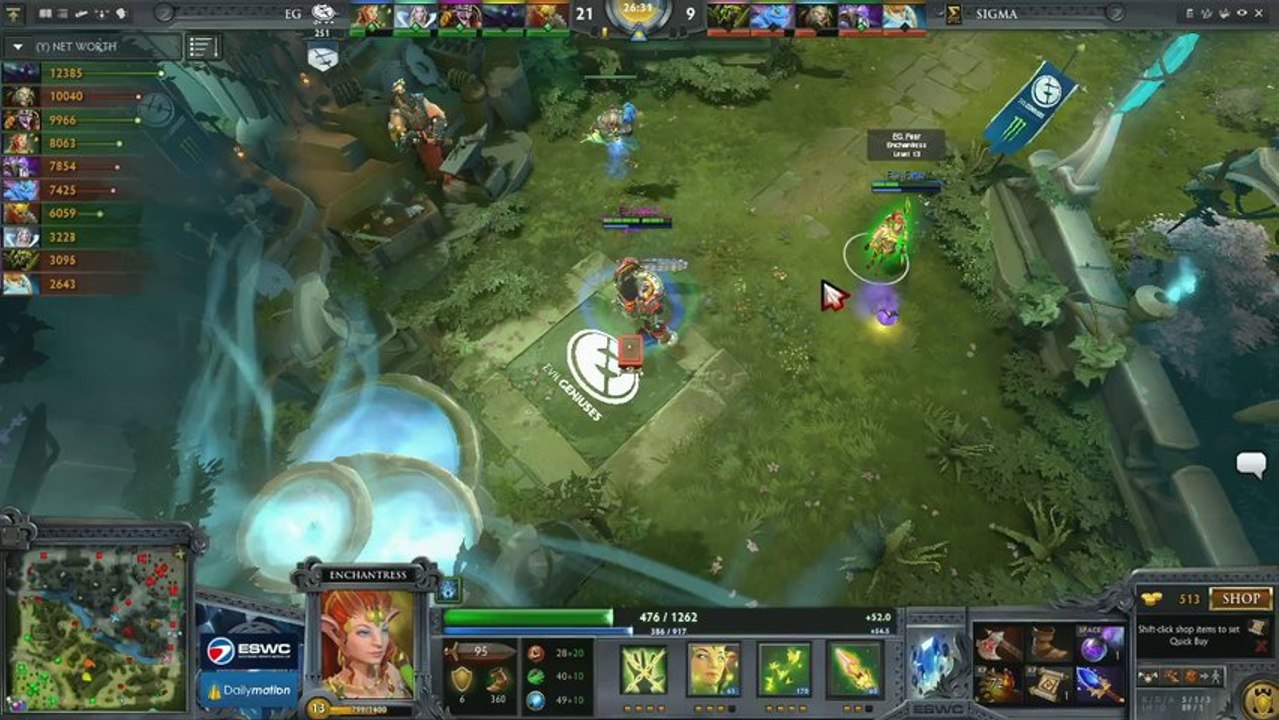 Evil Geniuses vs Sigma int Game 2 - ESWC 2013 DOTA 2 Finals - TobiWan