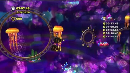 Sonic Lost World - Lava Mountain : Contre-la-montre