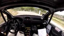 Rallye de Sarrians Caméra embarqué ES1 Madeleine 206 MAXI