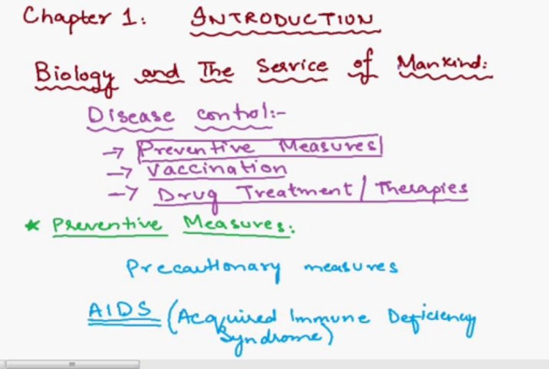 F.Sc. Biology Book1, CH 1, LEC 9 Biology and Service Of Mankind 2