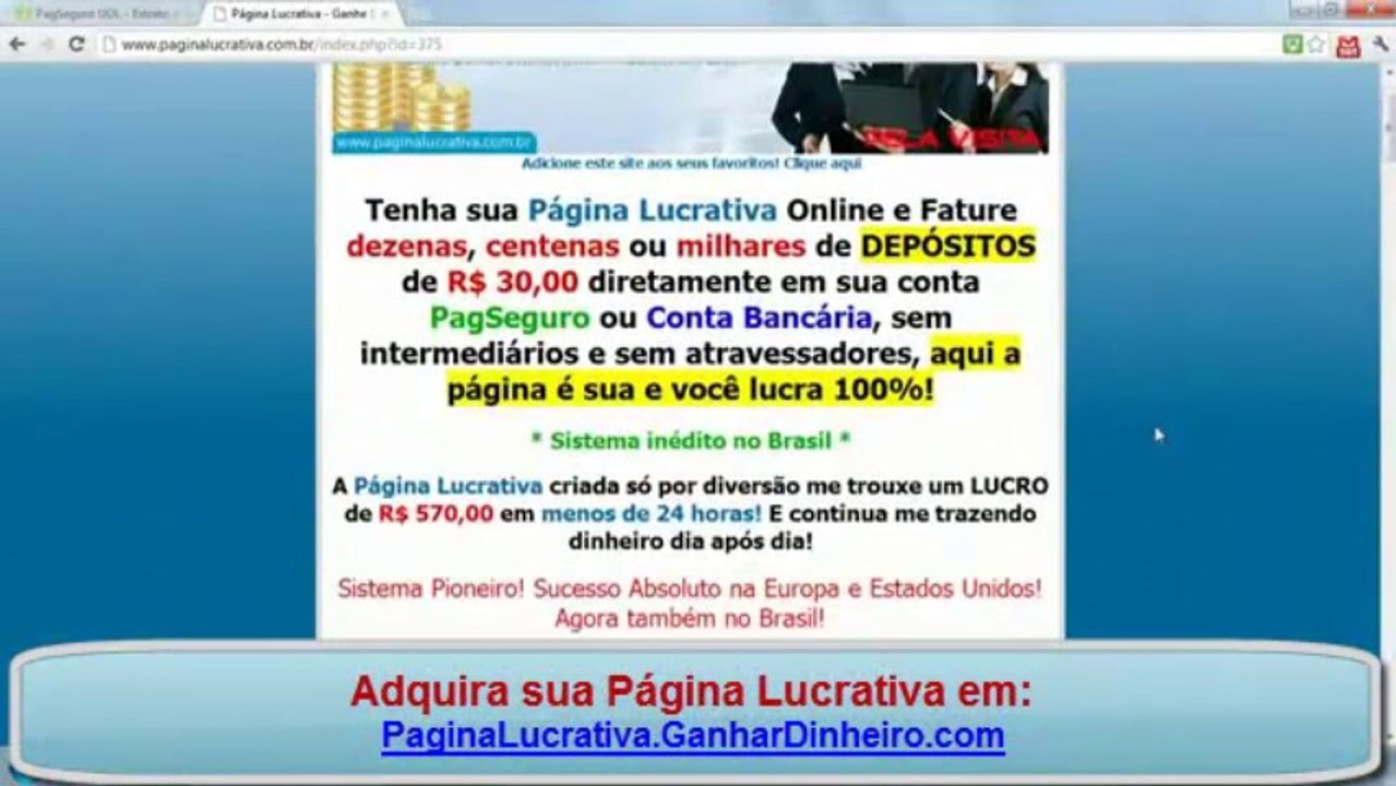 Criar Página Lucrativa para Ganhar Dinheiro Vendendo Produtos Digitais