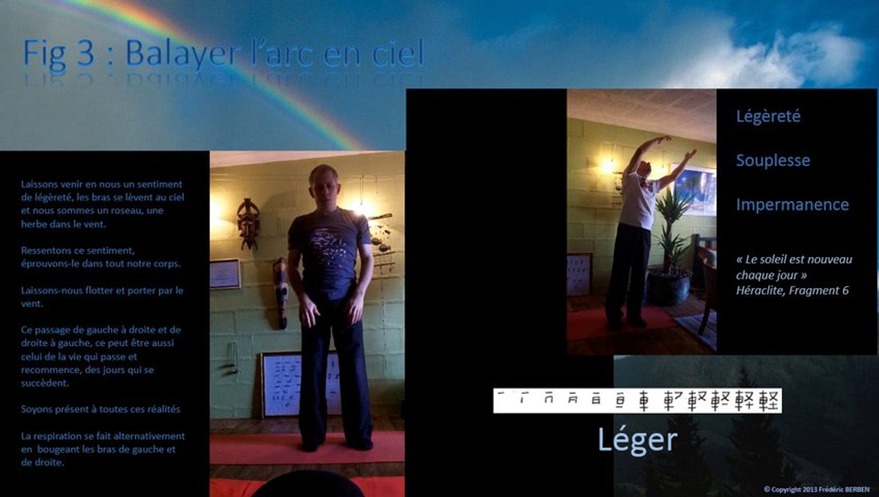 Qi Gong et hypnose gratuit : vidéo 2, figures 1-2-3