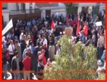 الفرع الجهوي للنقابة الوطنية للصحافة المغربية ينظم وقفة احتجاجية  أمام القنصلية الجزائرية بوجدة