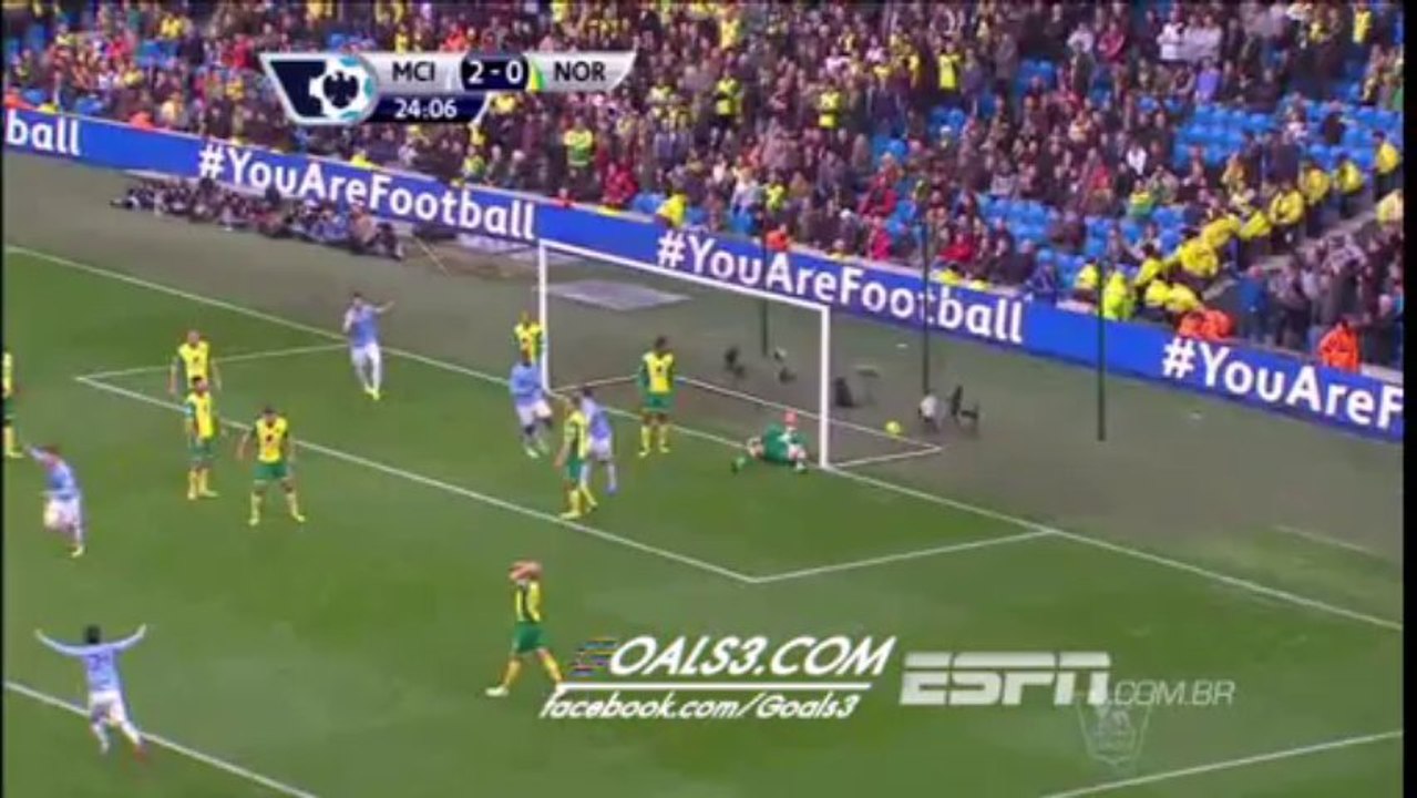 Manchester City	7 – 0 Norwich City (All Goal)