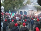 Manifestation de Quimper: de violentes échauffourées font trois blessés - 02/11