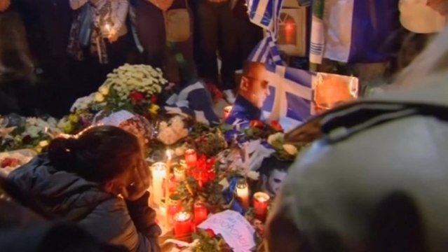 Hundreds attend memorial for Golden Dawn members killed in Athens
