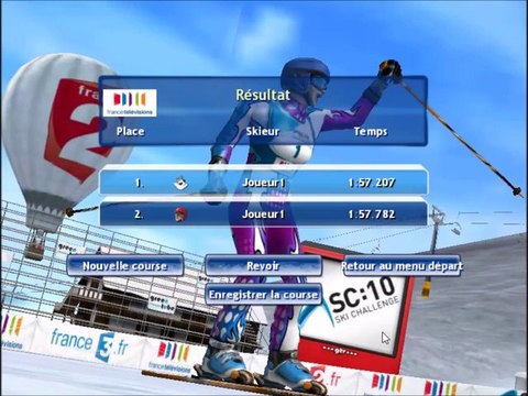 Présentation de la descente de Beaver Creek du jeu Ski Challenge (version 2010)