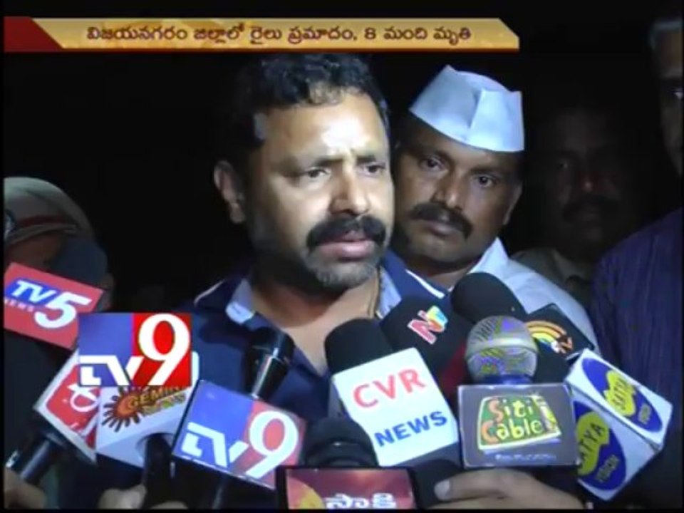 8 killed as train runs over passengers at Vizianagaram
