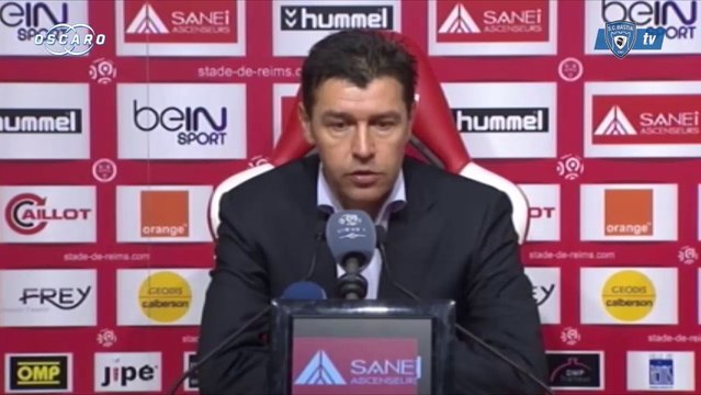L1 / 2013-14 : Reims 4-2 Bastia : Réaction de H. Fournier