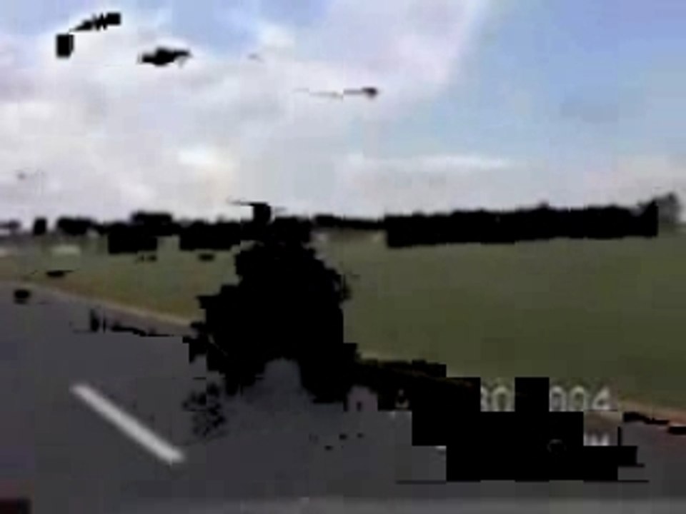 Girl Falls off Motorcycle