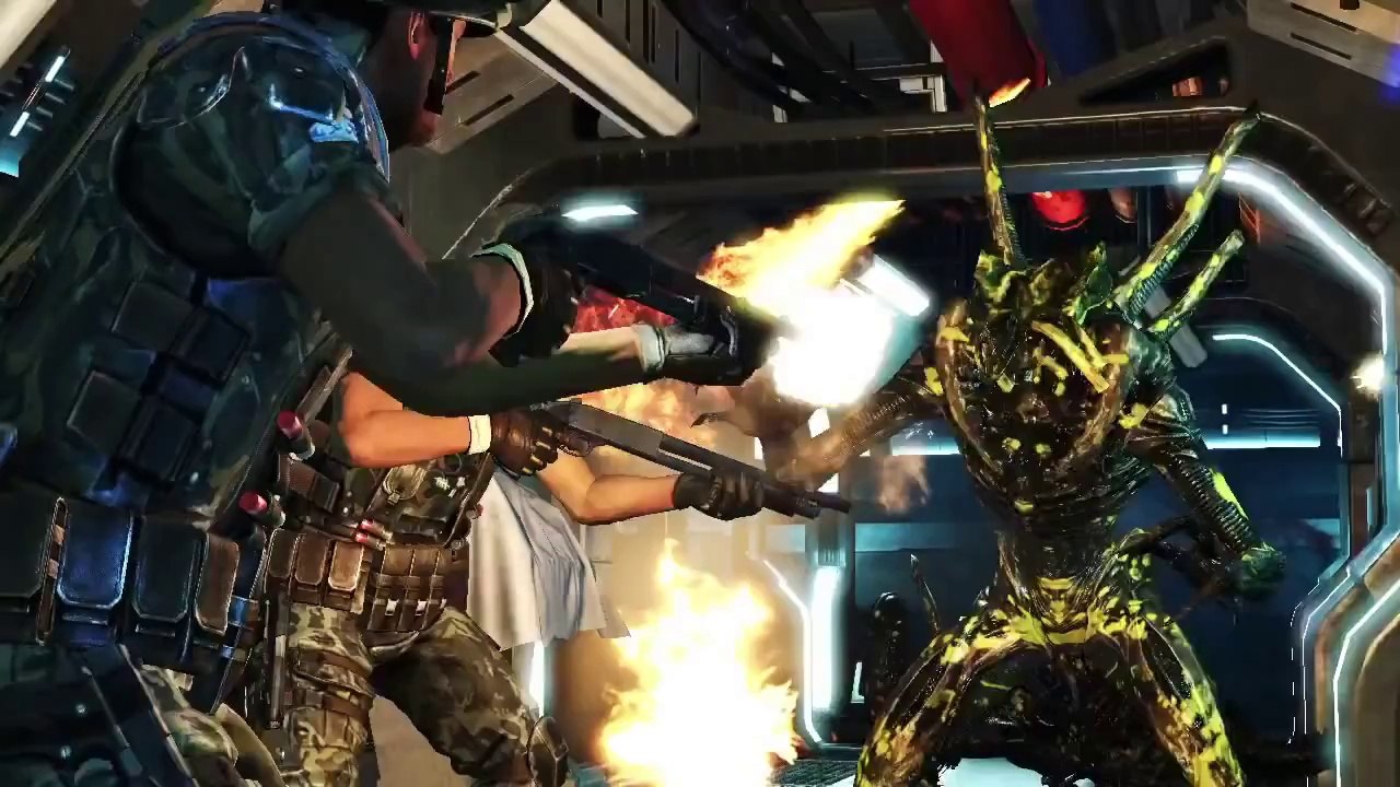 Aliens Colonial Marines Kick Ass Trailer