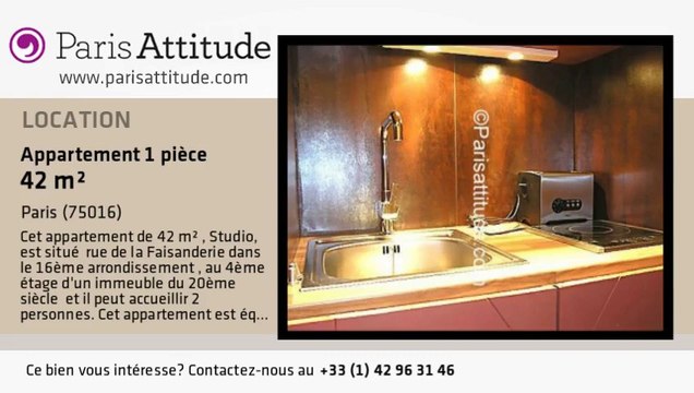 Appartement Studio à louer - Porte Dauphine, Paris - Ref. 5351