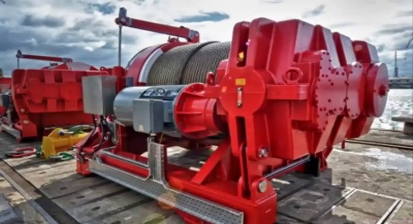 Offshore crane winch repairs Batam by caltav.com