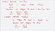 FSc Math Book1, CH 5, LEC 1: Introduction of Partial Fractions