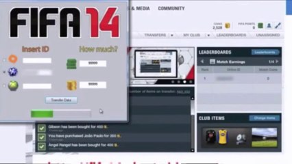 FIFA 14 Ultimate Team Hack Coins Generator [Win][Mac][+Proof