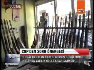 SİLAH SATIŞI HABERİ MECLİS GÜNDEMİNDE