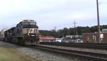 Train meet with NS 282 NB and NS 22N SB through Austell Ga.