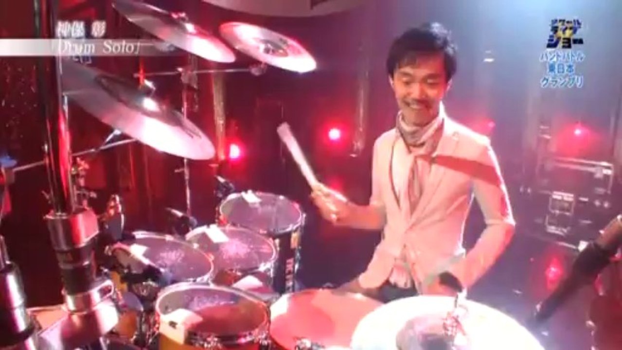 バンドバトル東日本GP_神保 彰ドラムソロ部分(2013-10-25)(960x540)(2m37s)_