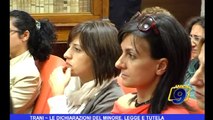 Trani | Le dichiarazioni del minore, legge e tutela