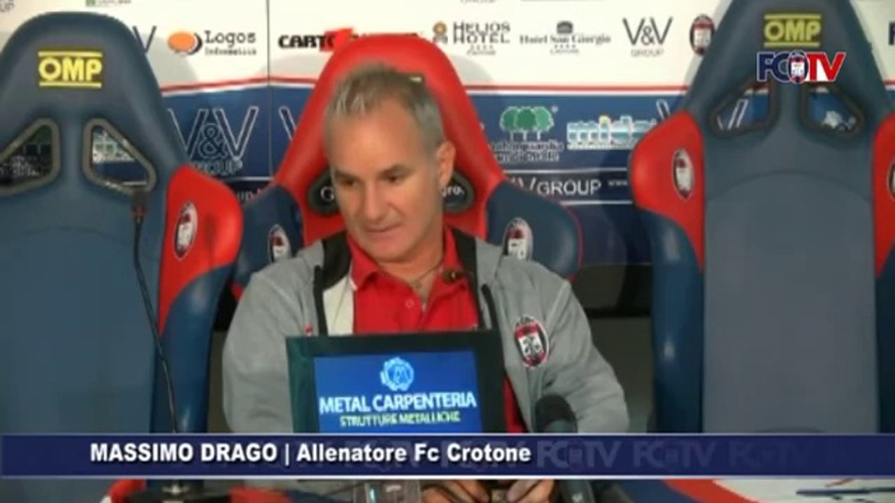 Sala Stampa, la conferenza post gara di Crotone-Novara