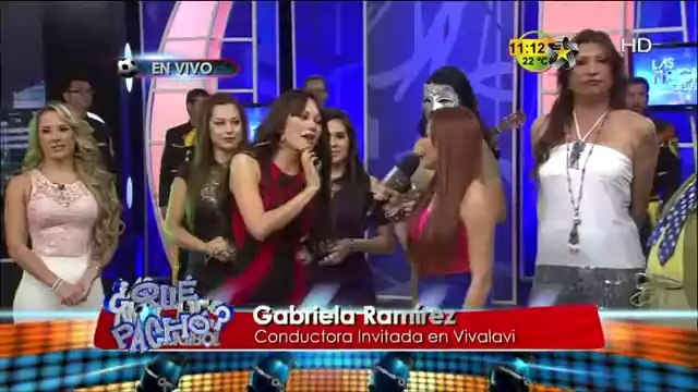 Gaby Ramírez en Las Noches del Futbol