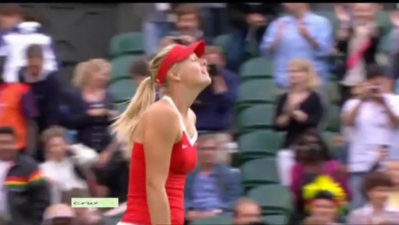 Olympic London 2012 Quarter Final Highlight Maria Sharapova vs Kim Clijsters