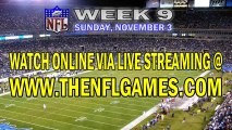 Watch Kansas City Chiefs vs Buffalo Bills Live Online Stream November 3, 2013