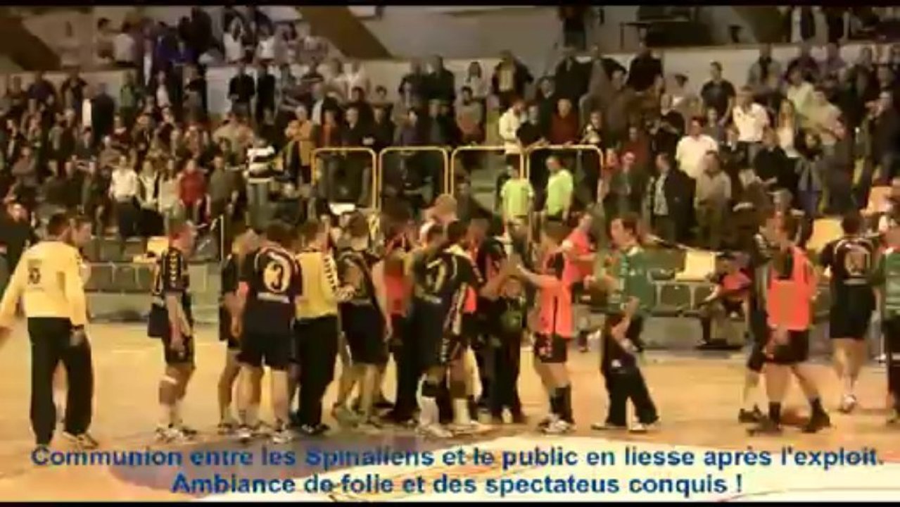 HAND BALL : EXPLOIT D'EPINAL DEVANT BESANCON (proD2)