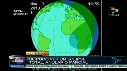 Sucede eclipse híbrido 10 veces en un siglo