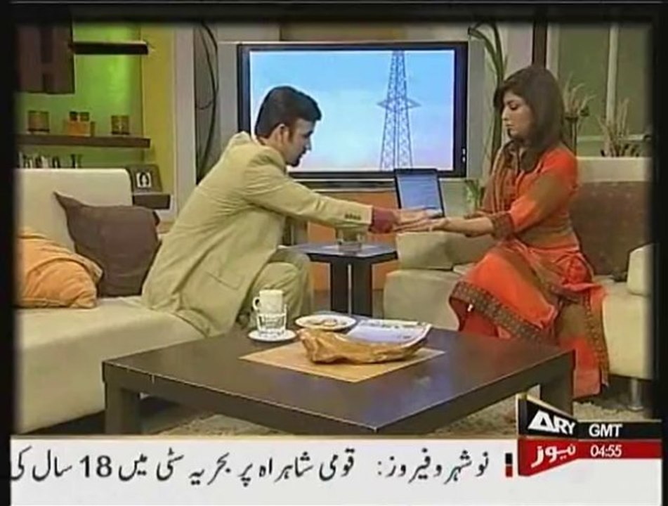 Dr. Samad with Dr. Sana Tariq on ARY NEWS