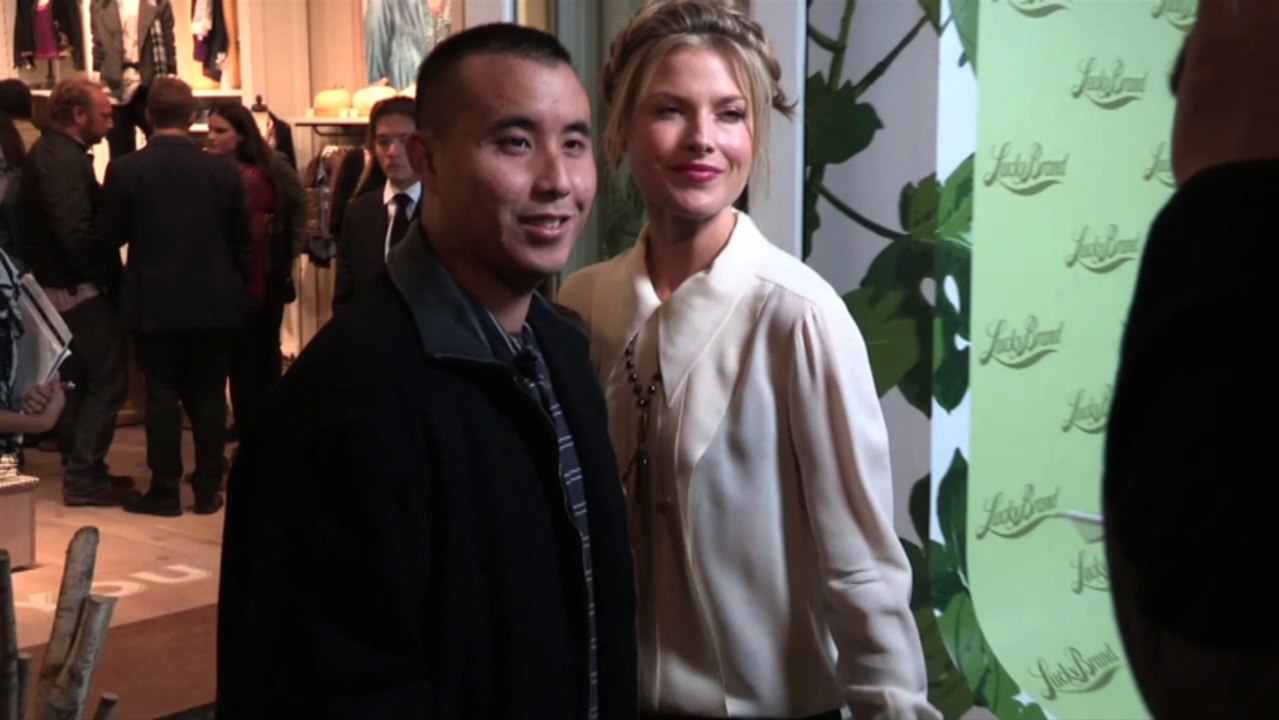 Hilary Swank, Ali Larter, Mario Lopez At Lucky Brand Store