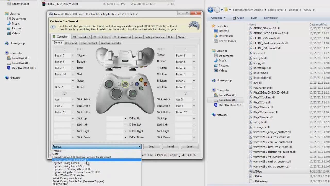 How To Connect PS4 Dualshock 4 Controller To PC (Wired/Wireless Bluetooth x360ce Tutorial