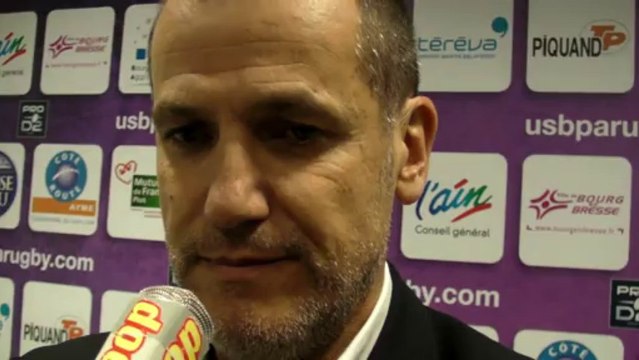 Rugby PRo D2 - Christophe Niogret après USB - Mont-de-Marsan