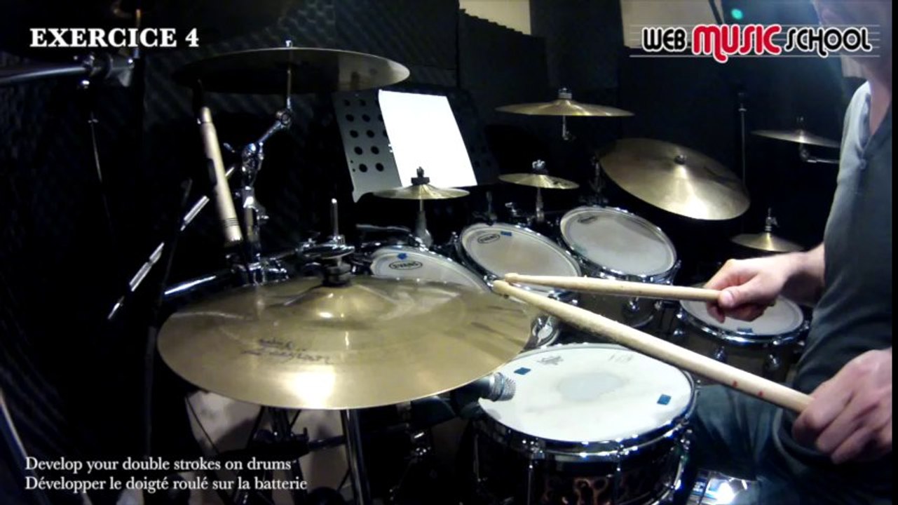 FREE DRUMS LESSON - Develop your double stokes