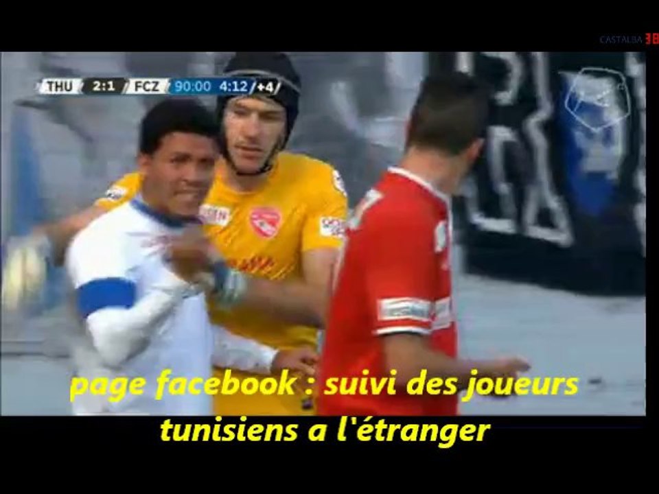 Prestation Chermiti contre Thun