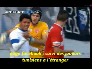 Prestation Chermiti contre Thun