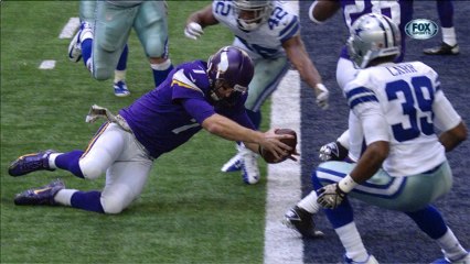 Ponder scrambles for a TD