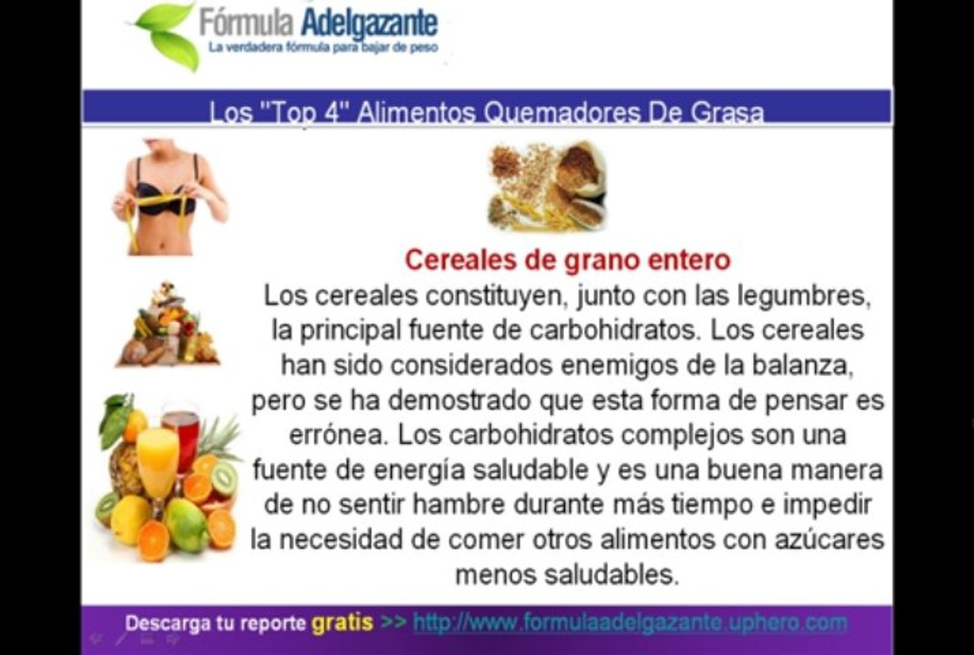 Los top 4 quemadores de grasa