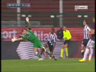 Udinese 0 - 3 Inter -Palacio 25’ Ranocchia 29’ Álvarez 90’ - 3/11/2013