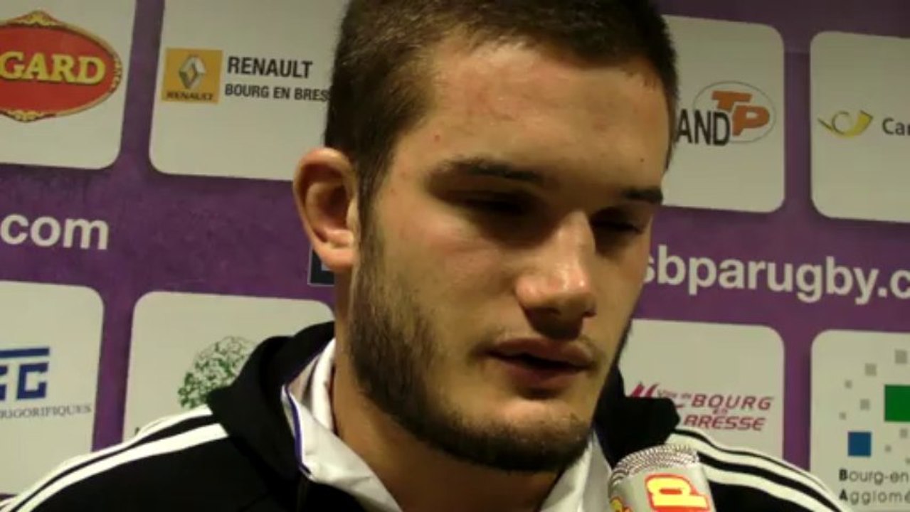 Rugby Pro D2 - Quentin Witt réagit après USB - Mont-de-Marsan