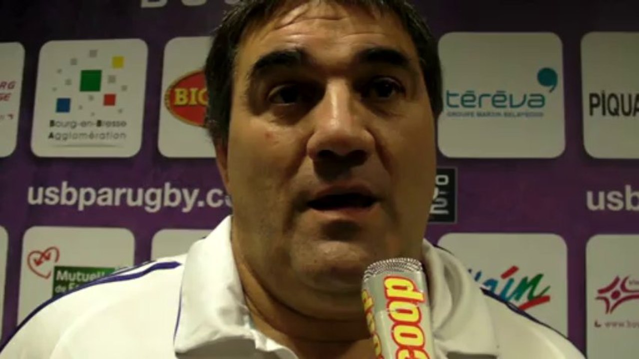 Rugby PRo D2 - Franck Maréchal après USB -  Mont-de-Marsan