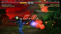 Tekken 5 | Gameplay - Hwoarang versus King | Sony PlayStation 2 (PS2) | Widescreen