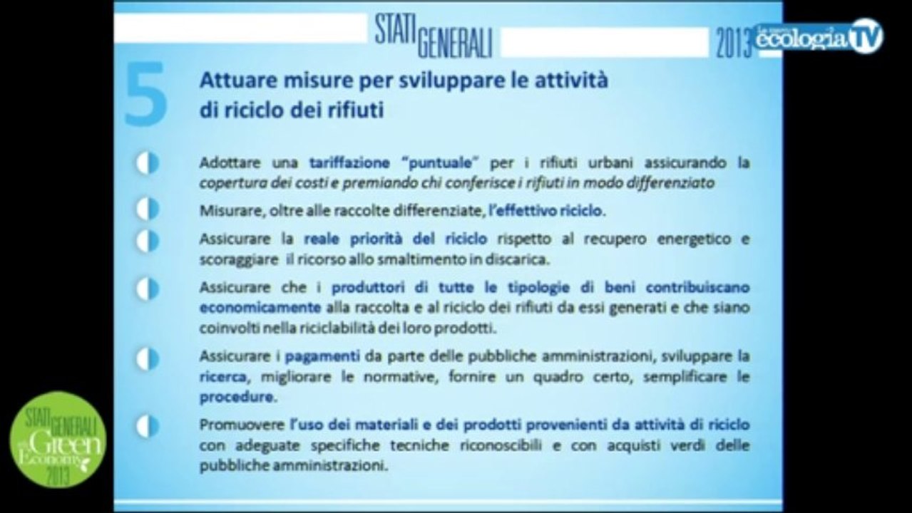 Green New Deal - Edo Ronchi (Consiglio Nazionale della Green Economy)