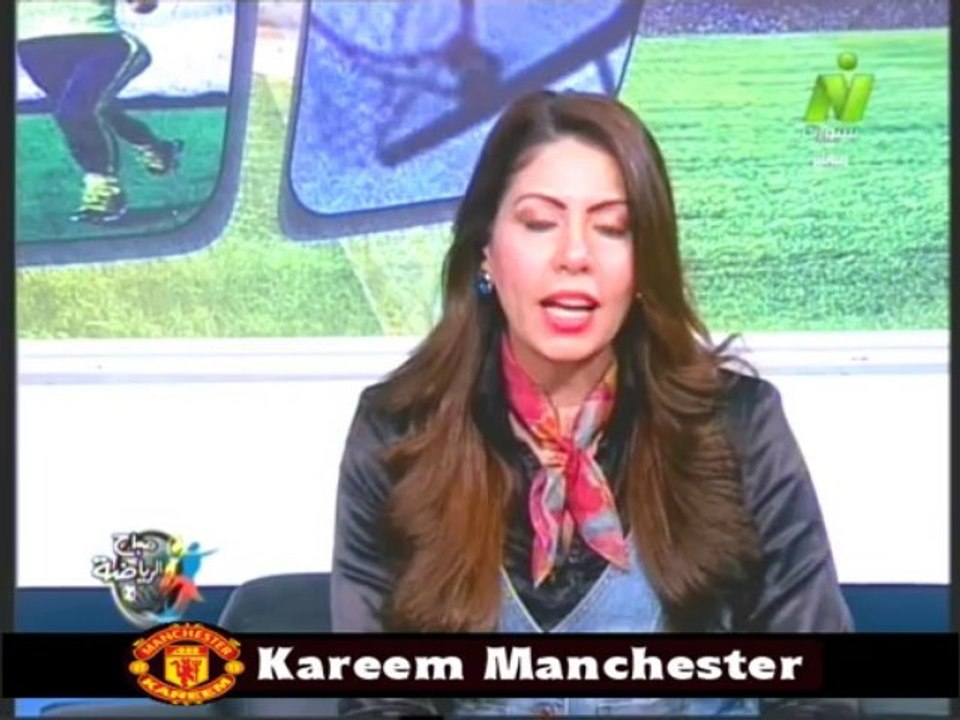 الاعلاميه سها ابراهيم فى صباح الرياضه مع احمد سمير المدير الفني بقطاع الناشئين بالنادى الاهلى الخميس 7 نوفمبر 2013