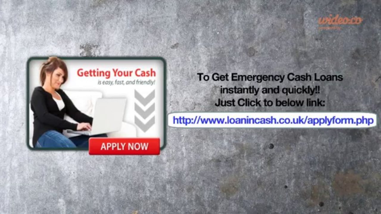 Emergency Cash loans