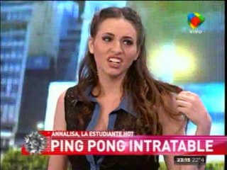 Annalisa en Intratables causó la risa de los panelistas